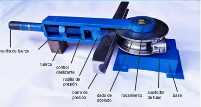 dobladora de tubos manual en Lima