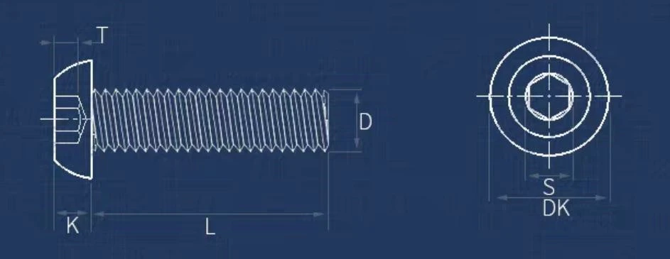 perno con cabeza socket